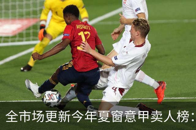 全市场更新今年夏窗意甲卖人榜：亚特兰大6730万欧居首